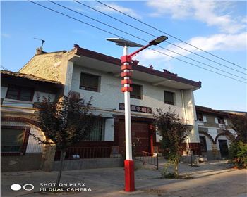 陜西咸陽禮泉烽火鎮(zhèn)烽火村新農(nóng)村太陽能路燈項(xiàng)目