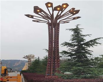 湖北平涼9米景觀燈項目